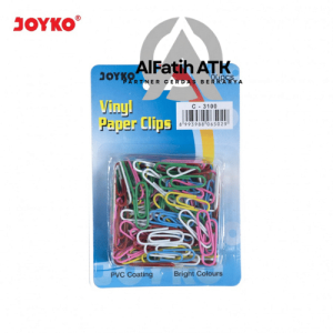 Klip Kertas Trigona 3 Warna Joyko