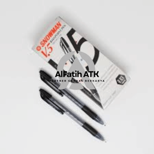Pulpen Snowman V5 Hitam
